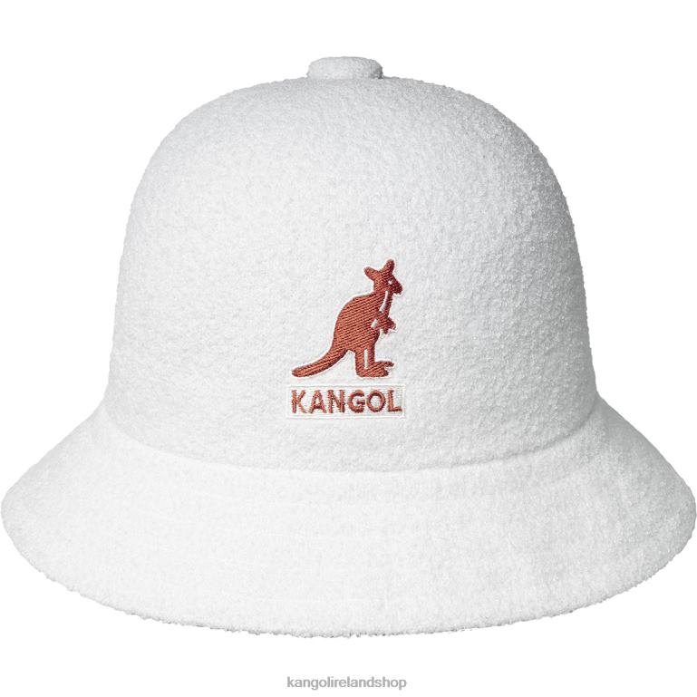 IE Kangol Big Logo Casual White Unisex Accessories 6B26V521
