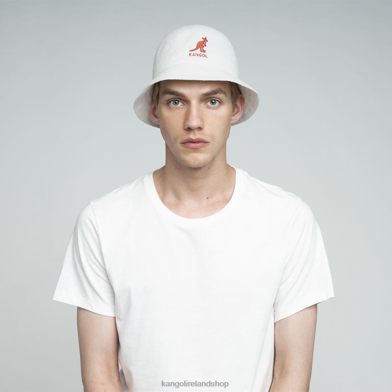 IE Kangol Big Logo Casual White Unisex Accessories 6B26V521
