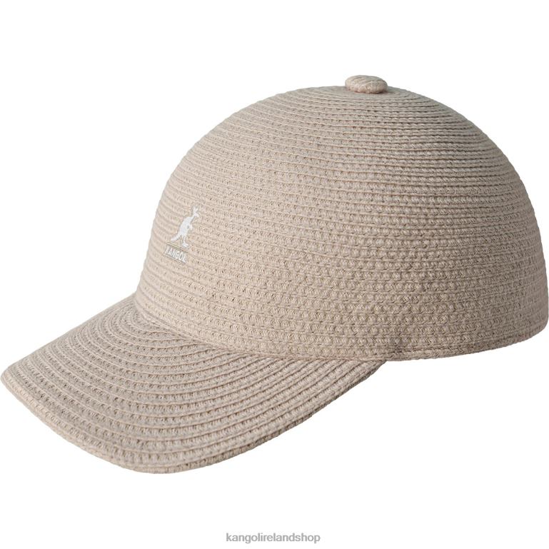 IE Kangol Braid Spacecap Natural Linen Unisex Accessories 6B26V297