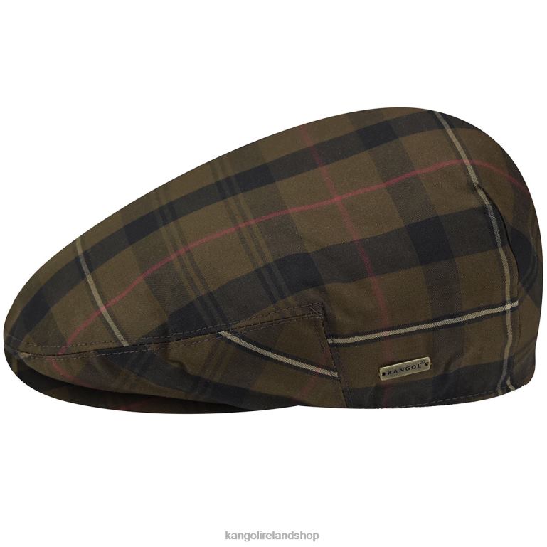 IE Kangol British Peebles Mahogany Plaid Unisex Accessories 6B26V769