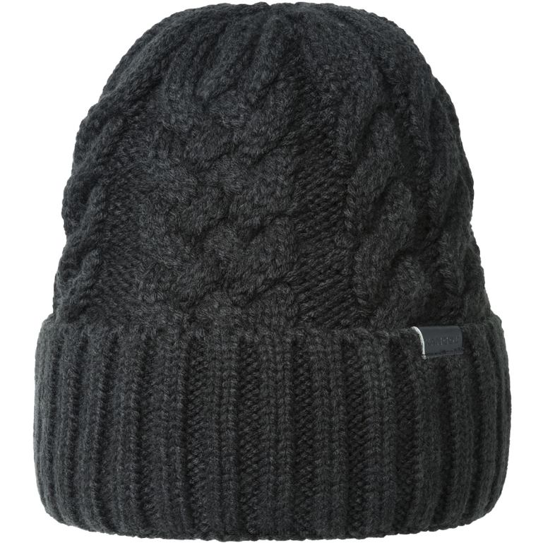 IE Kangol Cable Beanie Black Unisex Accessories 6B26V824