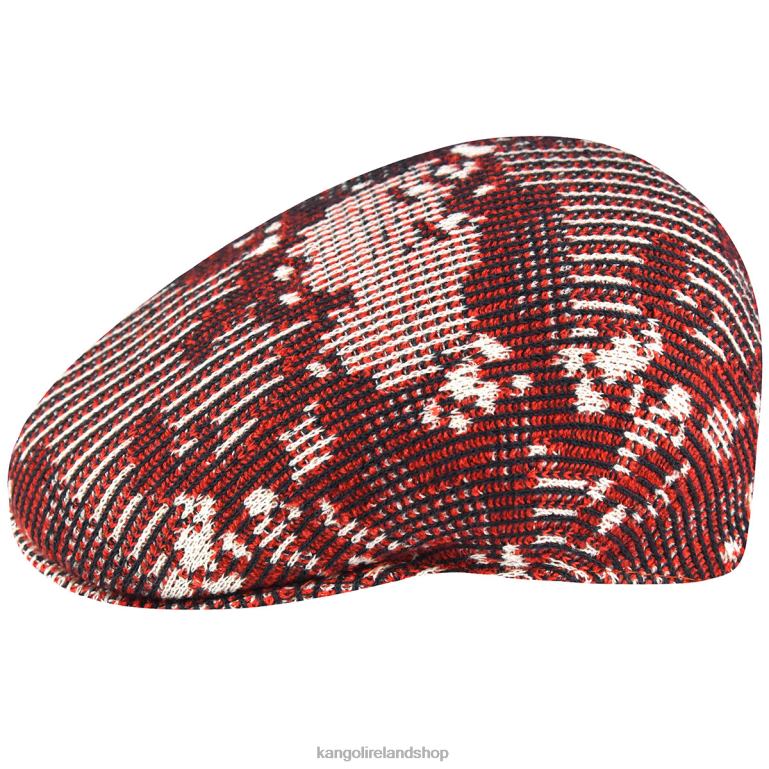 IE Kangol Camo Rib 504 Cherry Glow Unisex Accessories 6B26V51