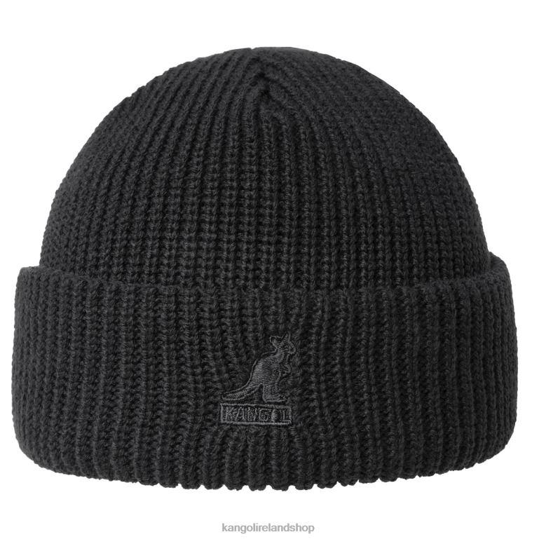 IE Kangol Cardinal 2-way Beanie Black Unisex Accessories 6B26V862