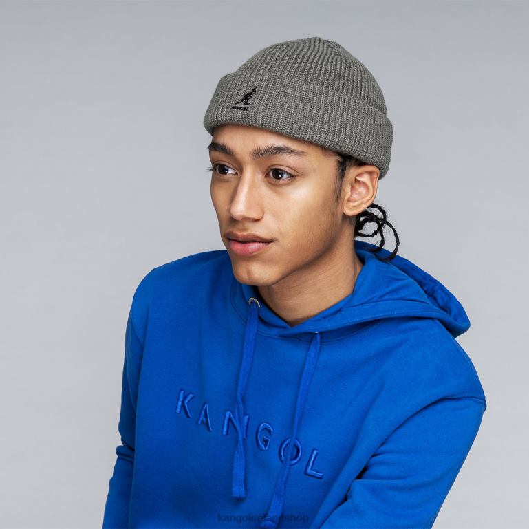 IE Kangol Cardinal 2-way Beanie Grey Unisex Accessories 6B26V863