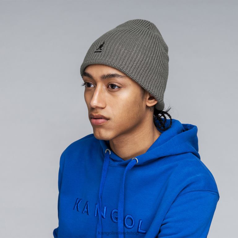 IE Kangol Cardinal 2-way Beanie Grey Unisex Accessories 6B26V863