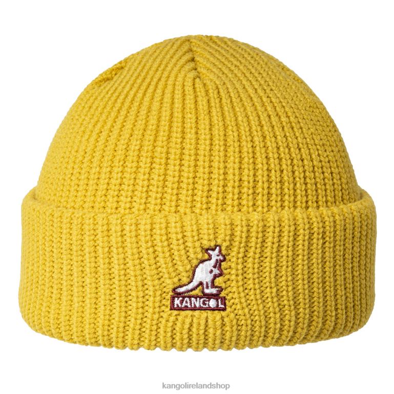 IE Kangol Cardinal 2-way Beanie Old Gold Unisex Accessories 6B26V865