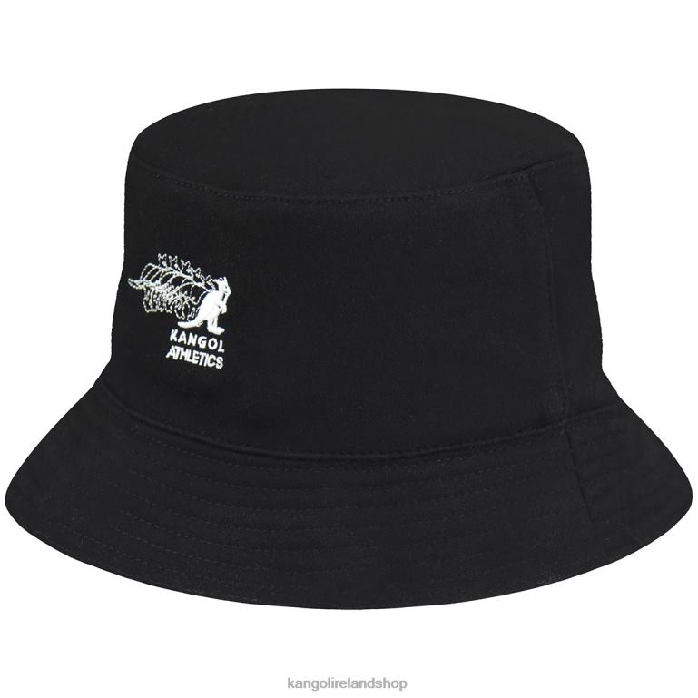 IE Kangol Club Rev Bucket Black Unisex Accessories 6B26V546