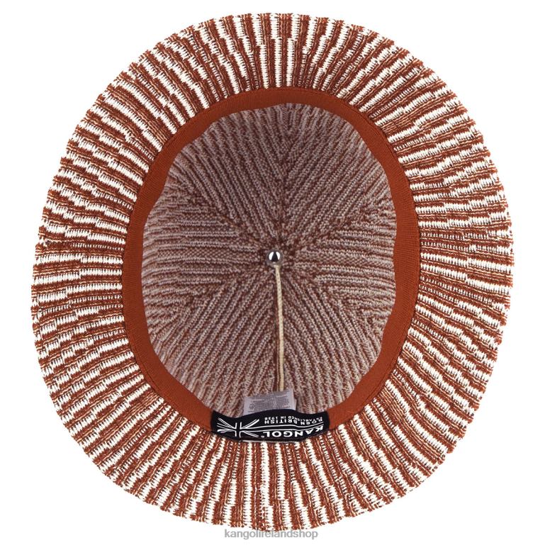 IE Kangol Contour Wave Casual Mahogany/Cream Unisex Accessories 6B26V560