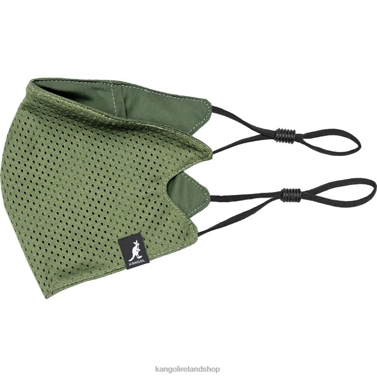 IE Kangol Coordinates Mask Beret Olive Unisex Accessories 6B26V421