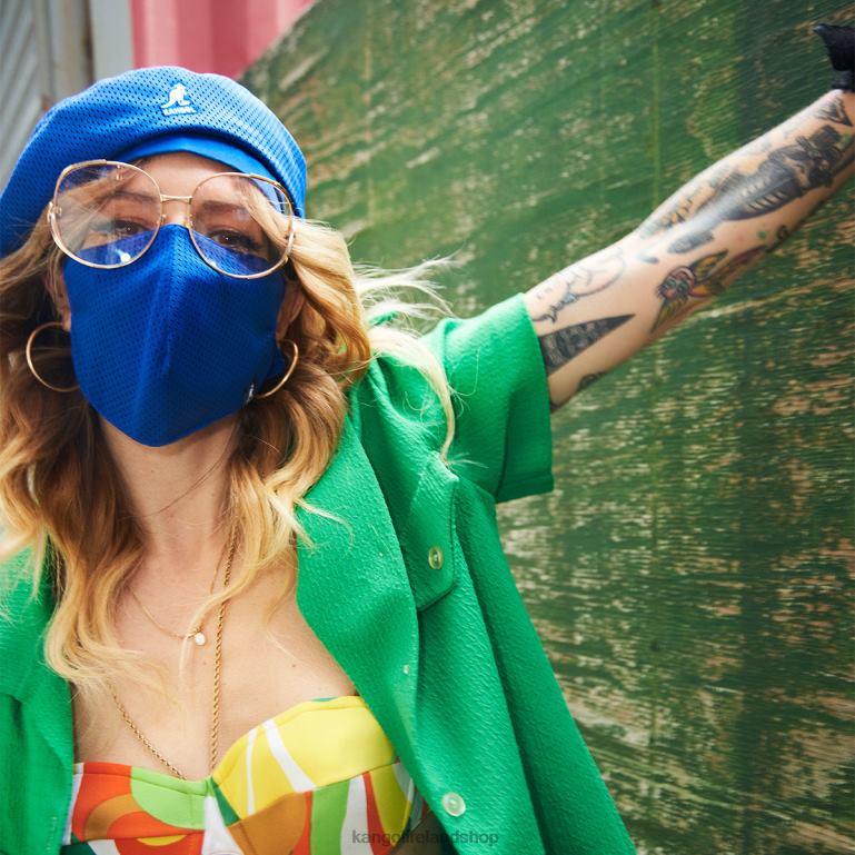 IE Kangol Coordinates Mask Beret Olive Unisex Accessories 6B26V421