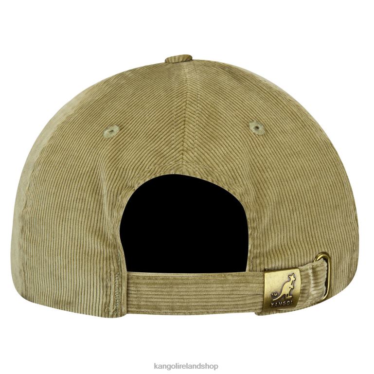 IE Kangol Cord Baseball Beige Unisex Accessories 6B26V380