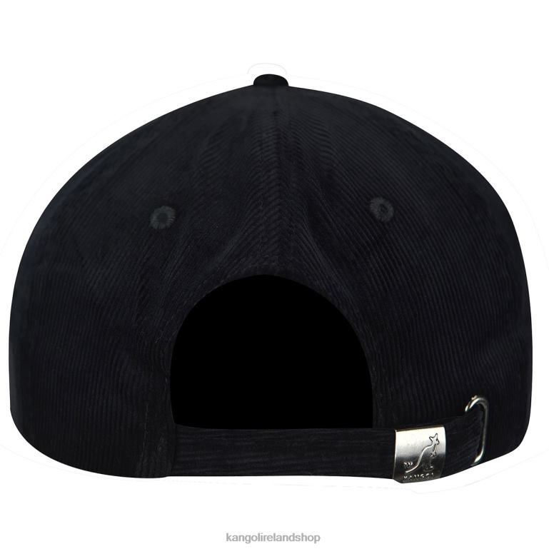 IE Kangol Cord Baseball Black Unisex Accessories 6B26V381