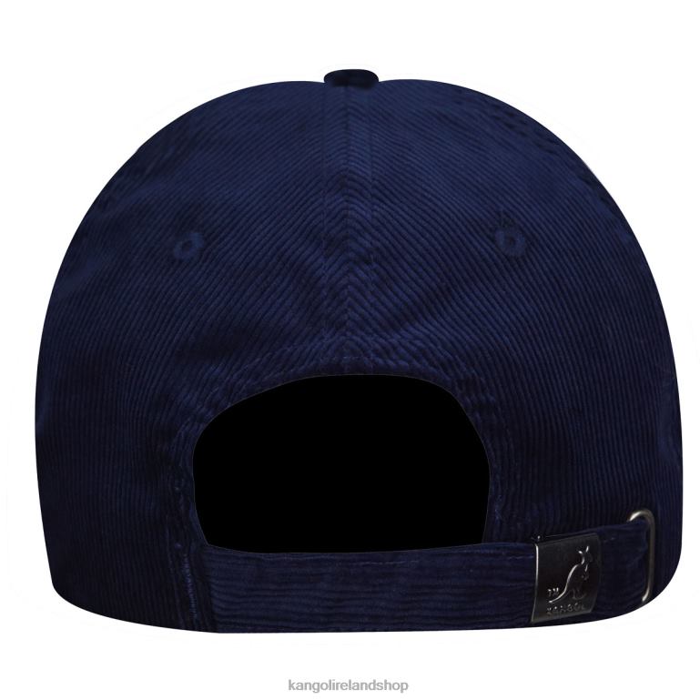 IE Kangol Cord Baseball Navy Unisex Accessories 6B26V383
