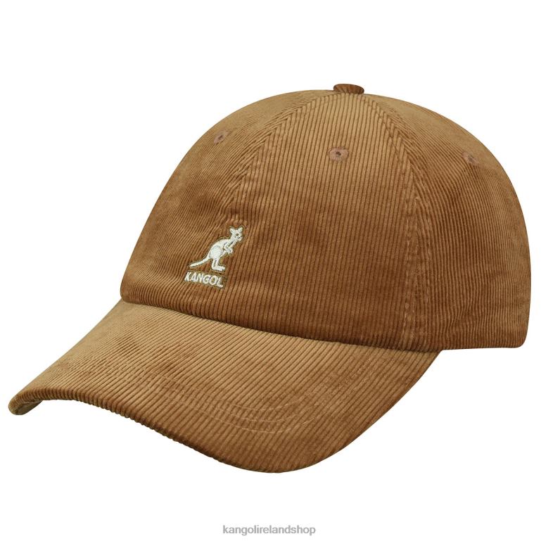 IE Kangol Cord Baseball Wood Unisex Accessories 6B26V384