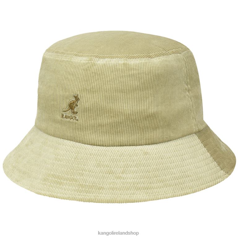 IE Kangol Cord Bucket Beige Unisex Accessories 6B26V722