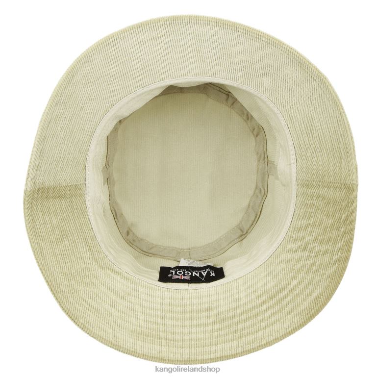 IE Kangol Cord Bucket Beige Unisex Accessories 6B26V722