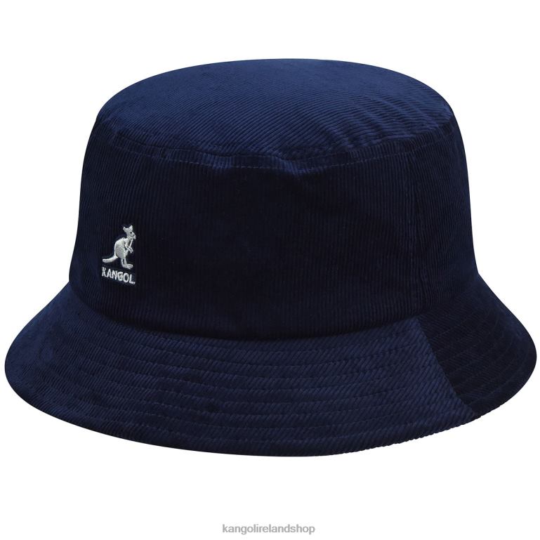 IE Kangol Cord Bucket Navy Unisex Accessories 6B26V725