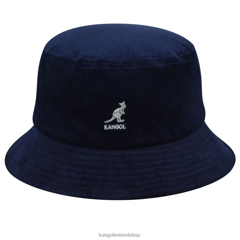IE Kangol Cord Bucket Navy Unisex Accessories 6B26V725