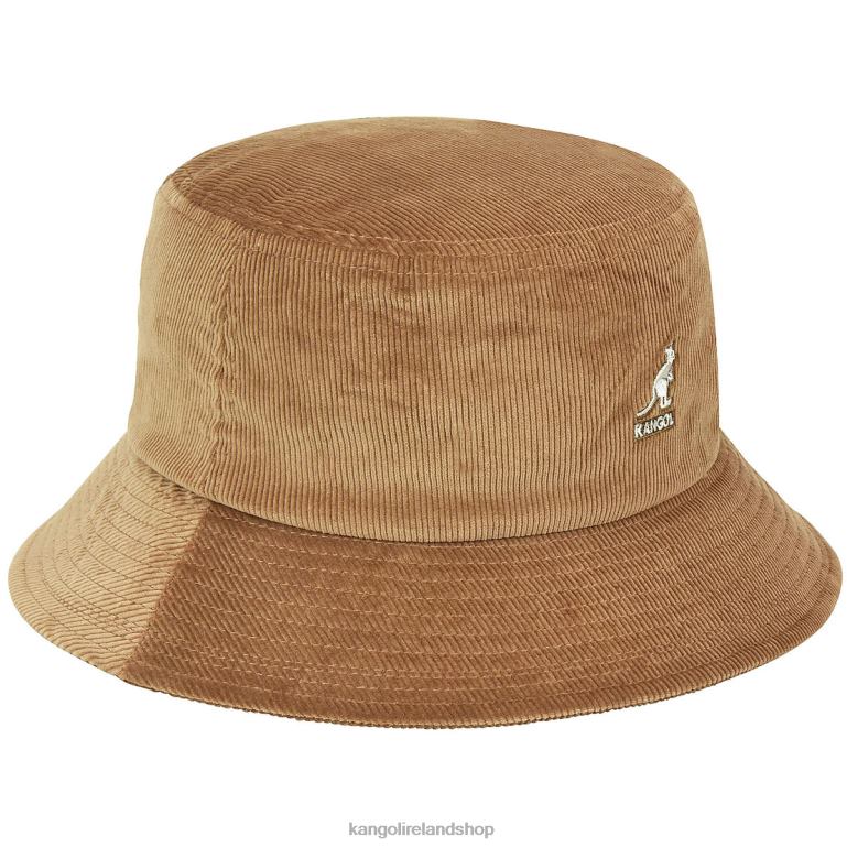 IE Kangol Cord Bucket Wood Unisex Accessories 6B26V726