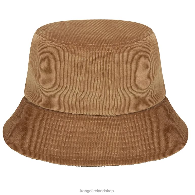 IE Kangol Cord Bucket Wood Unisex Accessories 6B26V726