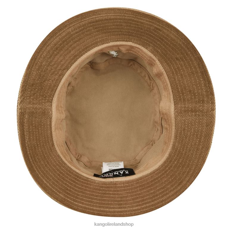 IE Kangol Cord Bucket Wood Unisex Accessories 6B26V726