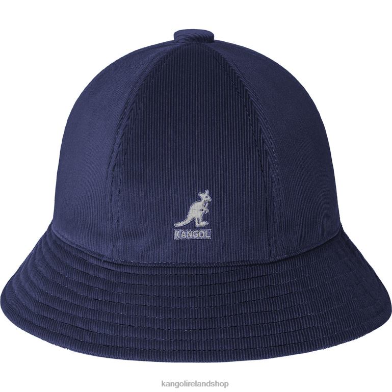 IE Kangol Cord Casual Navy Unisex Accessories 6B26V514