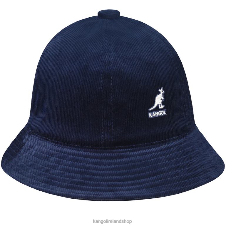 IE Kangol Cord Casual Navy Unisex Accessories 6B26V514