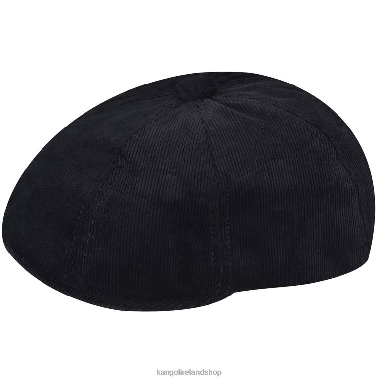 IE Kangol Cord Hawker Black Unisex Accessories 6B26V777