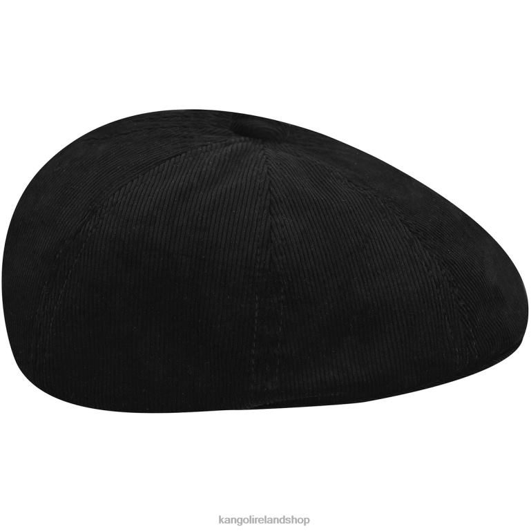 IE Kangol Cord Hawker Black Unisex Accessories 6B26V777