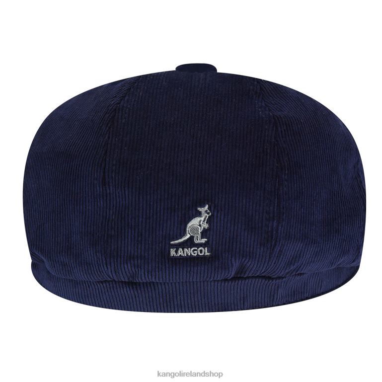 IE Kangol Cord Hawker Navy Unisex Accessories 6B26V779