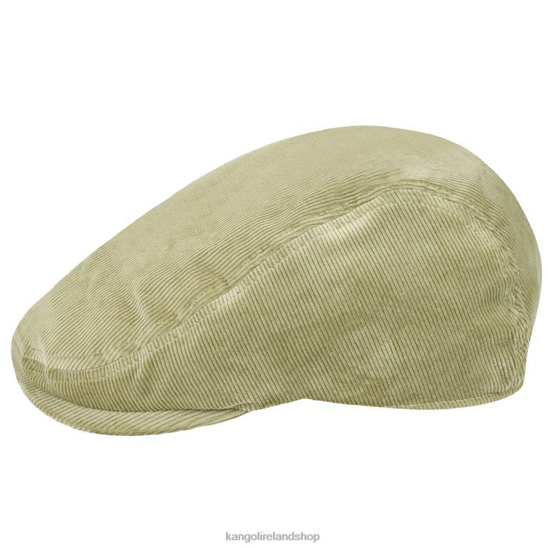 IE Kangol Cord Ivy Cap Beige Unisex Accessories 6B26V783