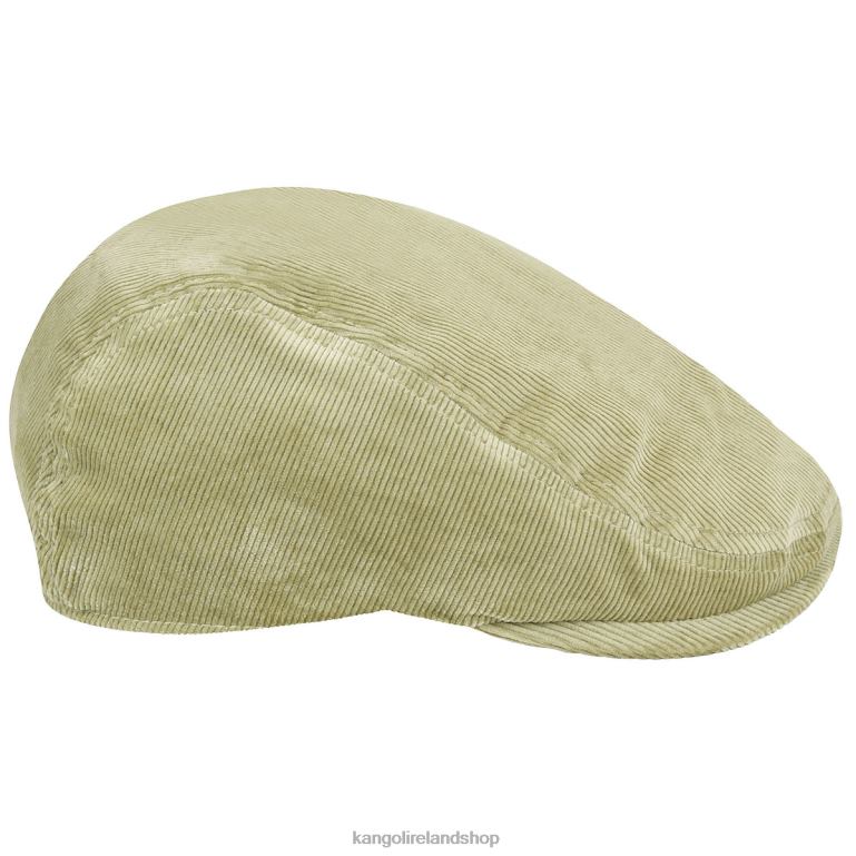 IE Kangol Cord Ivy Cap Beige Unisex Accessories 6B26V783