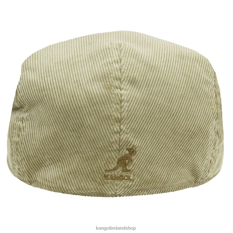 IE Kangol Cord Ivy Cap Beige Unisex Accessories 6B26V783