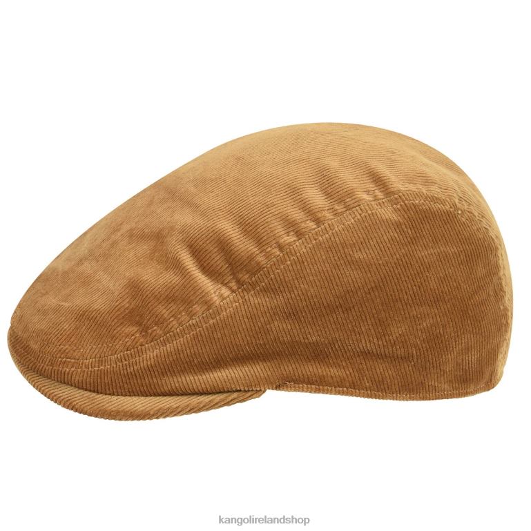 IE Kangol Cord Ivy Cap Wood Unisex Accessories 6B26V787