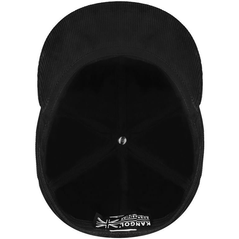 IE Kangol Cord Spitfire Black Unisex Accessories 6B26V876