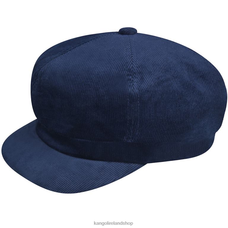 IE Kangol Cord Spitfire Navy Unisex Accessories 6B26V878