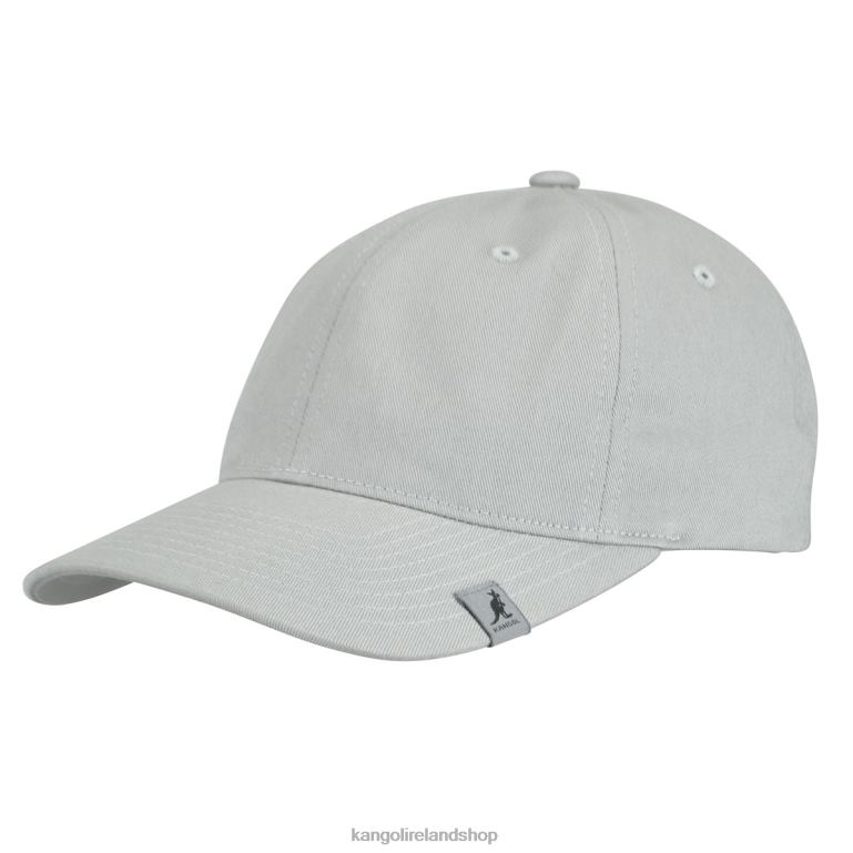 IE Kangol Cotton Adjustable Baseball Grey Unisex Accessories 6B26V333
