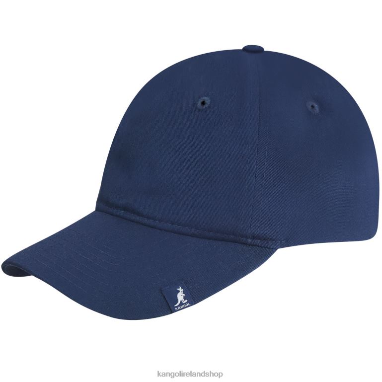 IE Kangol Cotton Adjustable Baseball Navy Unisex Accessories 6B26V334