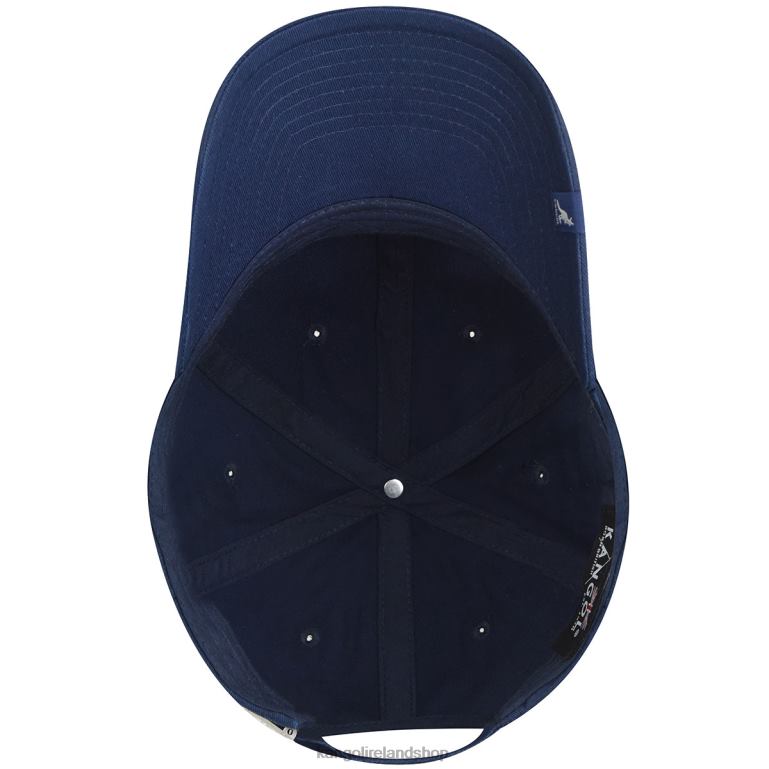 IE Kangol Cotton Adjustable Baseball Navy Unisex Accessories 6B26V334