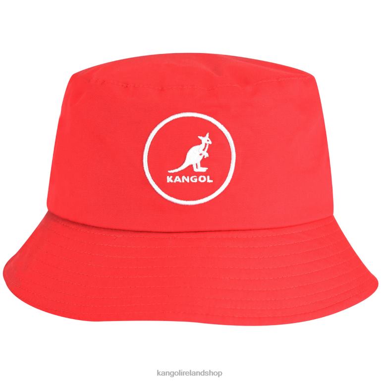 IE Kangol Cotton Bucket Rojo Unisex Accessories 6B26V541
