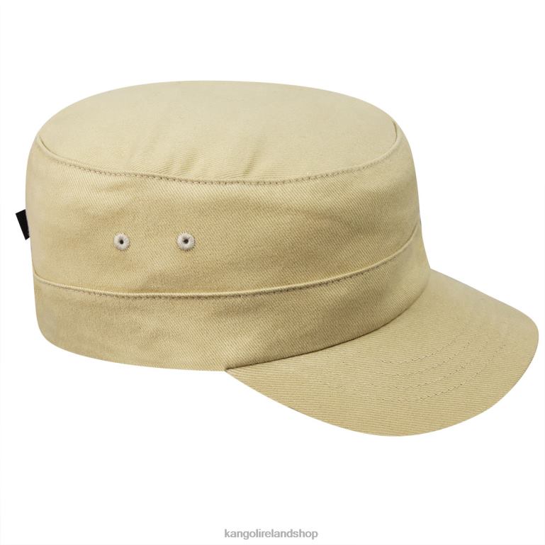 IE Kangol Cotton Twill Army Cap Beige Unisex Accessories 6B26V258