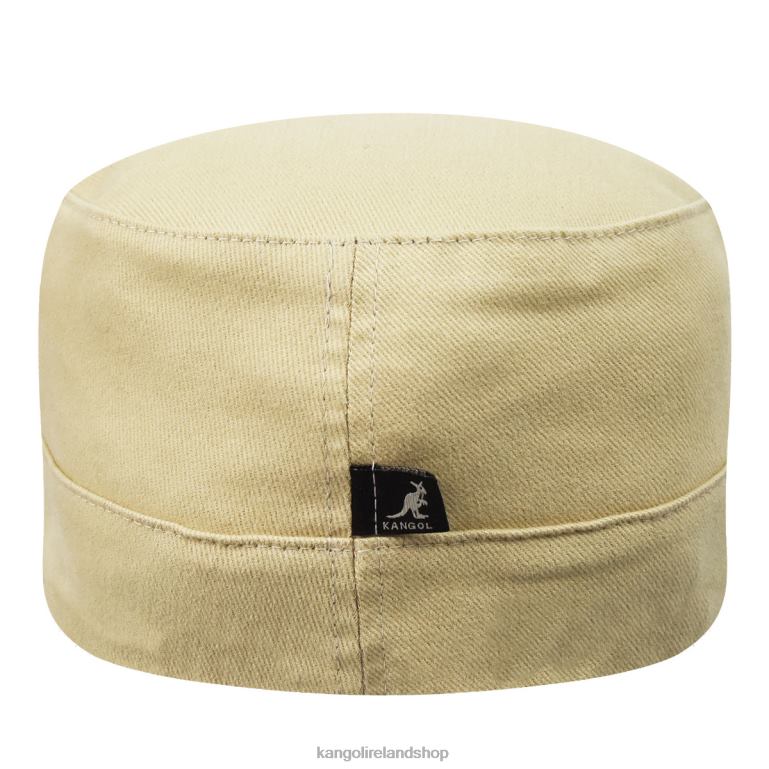 IE Kangol Cotton Twill Army Cap Beige Unisex Accessories 6B26V258