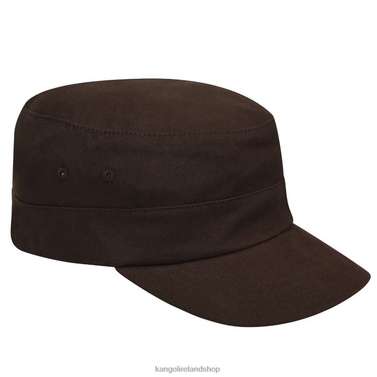IE Kangol Cotton Twill Army Cap Brown Unisex Accessories 6B26V260