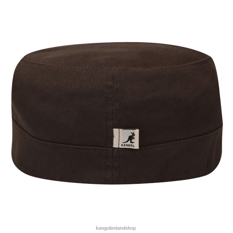 IE Kangol Cotton Twill Army Cap Brown Unisex Accessories 6B26V260