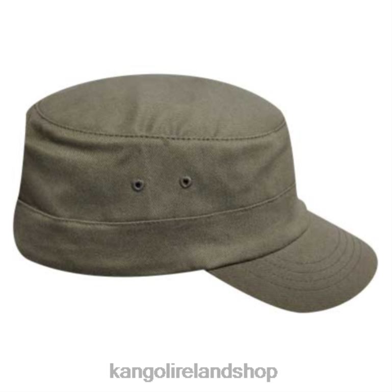 IE Kangol Cotton Twill Army Cap Green Unisex Accessories 6B26V261