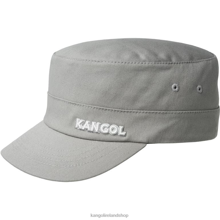 IE Kangol Cotton Twill Army Cap Silver Unisex Accessories 6B26V265