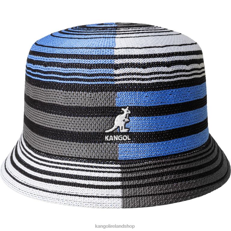 IE Kangol Digital Stripes Bin Black Stripe Unisex Accessories 6B26V495