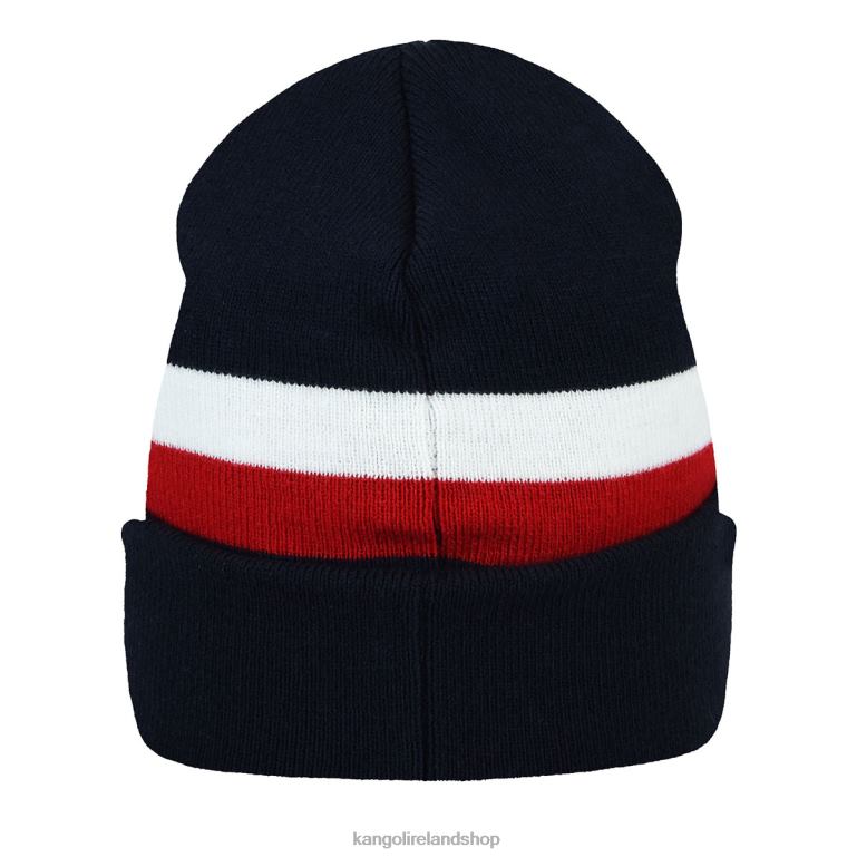 IE Kangol Dual Stripe Beanie Navy Unisex Accessories 6B26V821