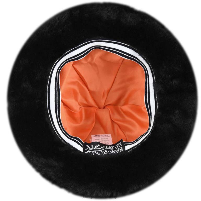 IE Kangol Faux Fur Casual Black Unisex Accessories 6B26V697