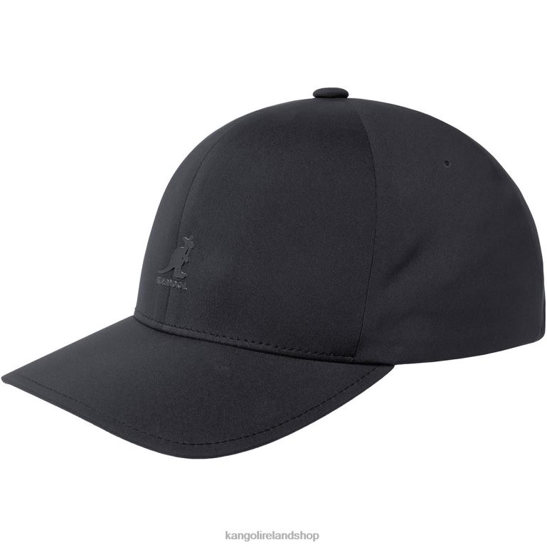 IE Kangol Flexfit Delta Cap Black Unisex Accessories 6B26V388